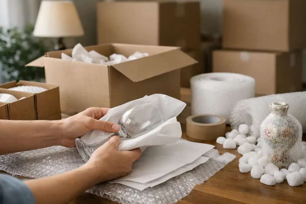 Guide de protection des objets fragiles au déménagement