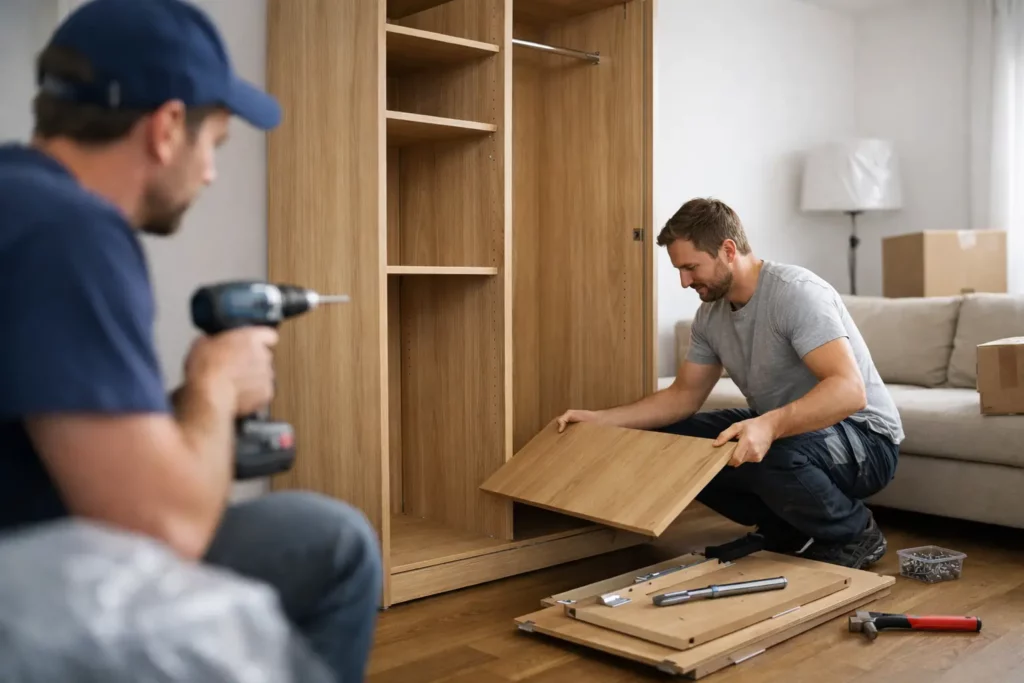 Démonter une armoire pour un déménagement