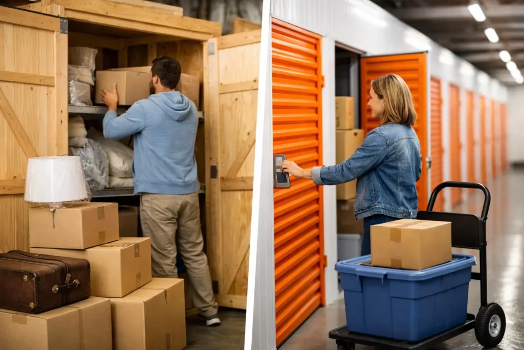 Garde-meubles ou box stockage : que choisir ?