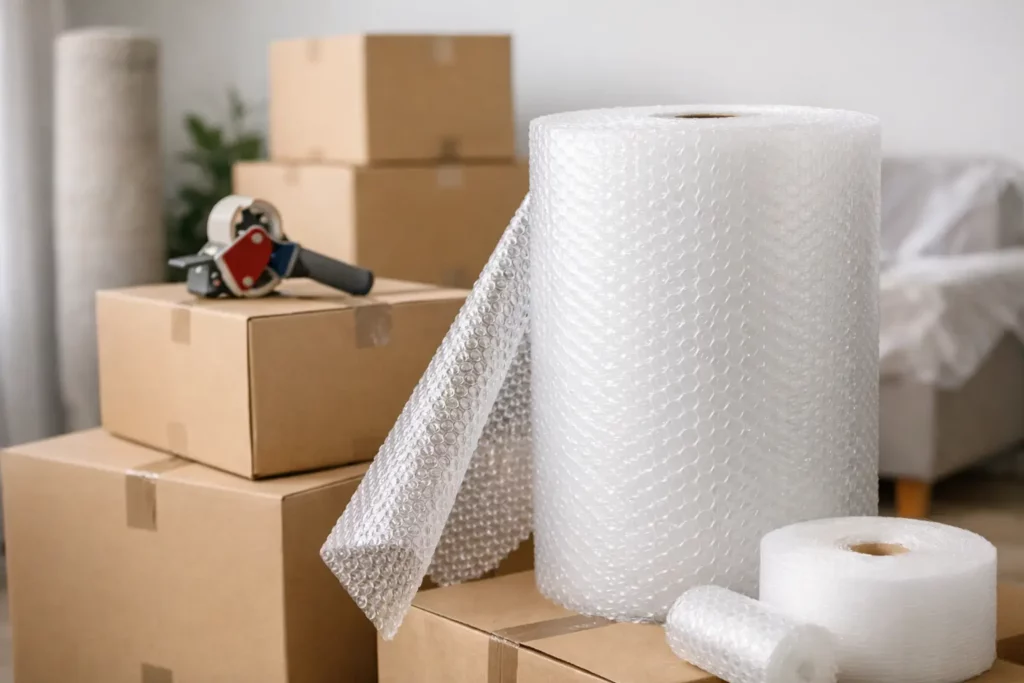 Où trouver du papier bulle de déménagement ?