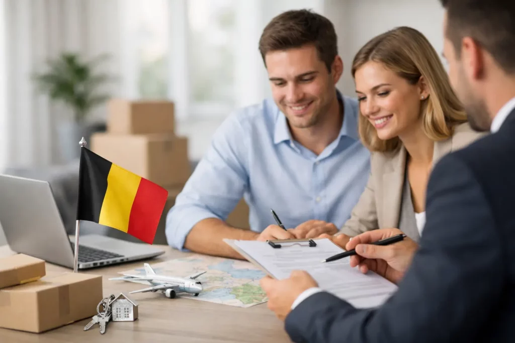 Relocation de salariés en Belgique bien organisée