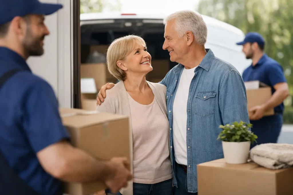 Services déménagement seniors : un départ rassuré