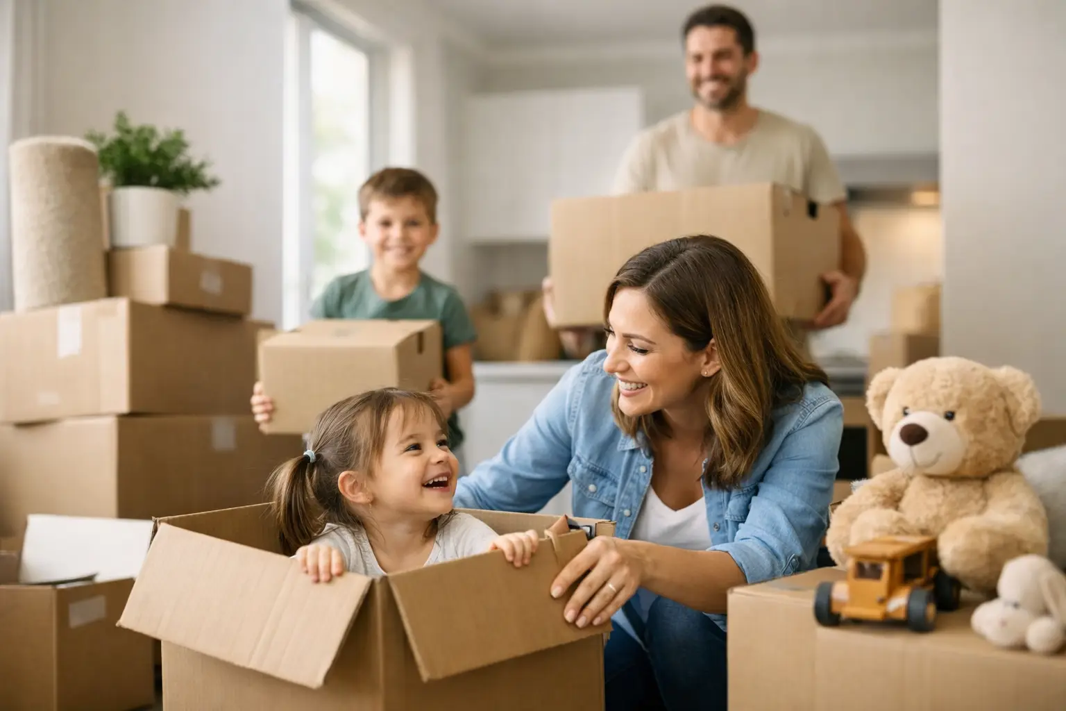 Comment gérer un déménagement avec enfants