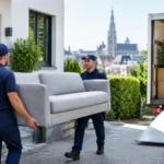 Exemple de déménagement de villa à Bruxelles